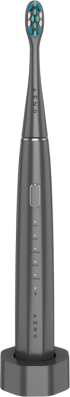 Четка за зъби AENO ADB0010G, Безжична, 3 глави, 1400mAh, 5 режима, Сива снимка 2
