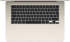 Лаптоп Apple MacBook Air 15 2026, 15.3", 2880 x 1864, Apple M5, 10 ядра GPU Apple M5, 16 GB, 1 TB SSD, Златист снимка 2