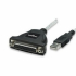 Кабел/адаптер MANHATTAN 336581 :: Конвертор USB 2.0 към Parallel DB25F снимка 2