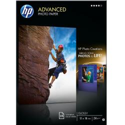 Хартия за принтер HP Advanced Glossy Photo Paper-25 sht-13 x 18 cm borderless