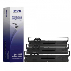 Лента за матричен принтер Epson Black Fabric Ribbon 3 Pack PLQ-20-20M