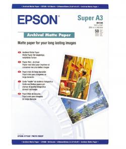 Хартия за принтер Epson Archival Matte Paper, DIN A3+, 192 g-m2, 50 Blatt