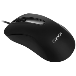 Мишка CANYON CNE-CMS2, Wired Optical Mouse with 3 buttons, black