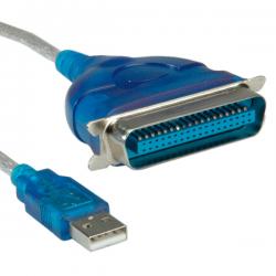 Кабел/адаптер VALUE 12.99.1150 :: USB към IEEE1284 конверторен кабел, 1.8 м