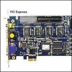 Продукт GeoVision GV-1240X-8 PCI-E :: Охранителна платка GV-1240X, 8 порта, PCI-E, 400-200 fps