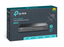 Комутатор/Суич TP-Link TL-SG1008, 8х 1000Mbps, Unmanaged на най-ниска цени