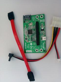 Кабел/адаптер AVERMEDIA AVSATA2IDE :: Конвертор SATA HDD към IDE контролер