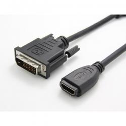 Кабел/адаптер VALUE 12.99.3116 :: DVI M - HDMI F конверторен кабел, 0.15 м