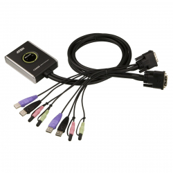 KVM продукт ATEN CS682 :: KVM Switch, 2x 1, USB, DVI