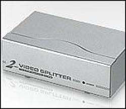 Кабел/адаптер ATEN VS92A :: видео сплитер, 2x 1, 350 MHz, метален, 65 м