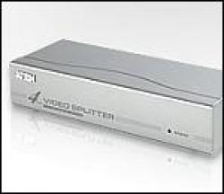 Кабел/адаптер ATEN VS94A :: видео сплитер, 4x 1, 350 MHz, метален, 65 м