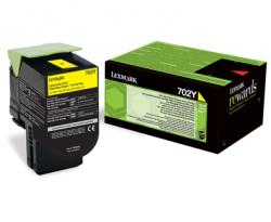 Тонер за лазерен принтер Lexmark 70C20Y0 CS-CX310, 410, 510 Yellow Return Programme 1K Toner Cartridge