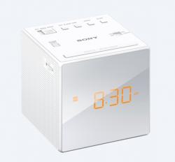 Sony ICF-C1 portable radio, white