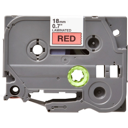 Касета за етикетен принтер Brother TZe-441 Tape Black on Red, Laminated, 18mm, 8 m - Eco