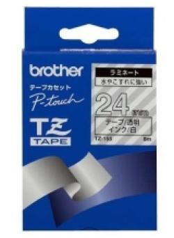 Касета за етикетен принтер Brother TZe-252 Tape Red on White, Laminated, 24mm, 8 m - Eco