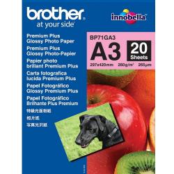 Хартия за принтер Brother BP-71GA3 Innobella Premium Glossy Photo Paper (A3-20 sheets)