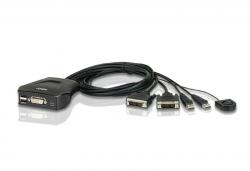 KVM продукт ATEN CS22D :: USB DVI KVM Switch, 2x 1
