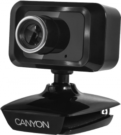 Уеб камера Canyon C1, 1.3МР 640x480, 1х USB 2.0, Windows 7, черен цвят