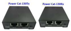 Мрежов аксесоар ENCONN PowerCat130T-R :: PoE + Ethernet екстендър, 10-100 Mbps, 300 м max, Cat. 5e-6