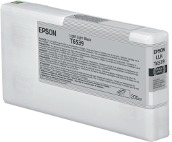 Касета с мастило Epson T6539 Light Light Black Ink Cartridge (200ml) C13T653900