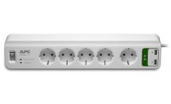 Контакт APC Essential SurgeArrest 5 outlets with 5V, 2.4A 2 port USB charger 230V Germany
