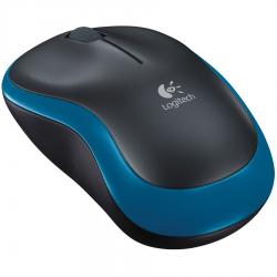 Мишка Logitech M185, безжична wireless, син цвят