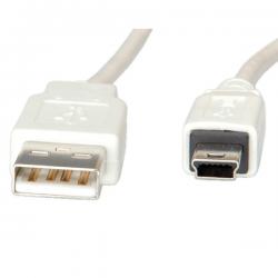 Кабел/адаптер Cable USB2.0 A-Mini 5pin, 3m, Value 11.99.8730