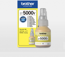 Касета с мастило Brother BT-5000 Yellow Ink Bottle на най-ниска цени