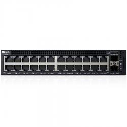 Комутатор/Суич Dell Networking X1026 Smart Web Managed Switch, 24x 1GbE and 2x 1GbE SFP ports