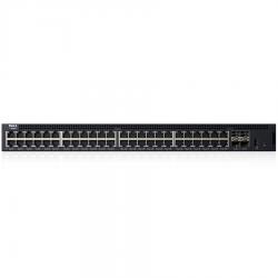 Комутатор/Суич Dell Networking X1052 Smart Web Managed Switch, 48x 1GbE and 4x 10GbE SFP+ ports