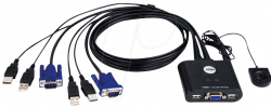 KVM продукт Превключвател KVM ATEN CS22U, 2x 1, USB