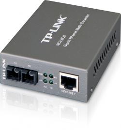 Медия конвертор Gigabit еднорежимен медиен конвертор TP-Link MC210CS v5