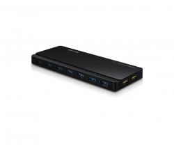 USB Хъб Хъб TP-LINK UH720, 7 USB 3.0 порта, 2 порта за зареждане, външно захранван на най-ниска цени