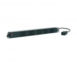 Контакт за шкаф Разклонител AEG PDU 16-1, 4x IEC320 C13 (10A), 3x IEC320 C19 (16A), за монтаж в