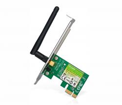 WiFi безжична карта/адаптер Адаптер за мрежа TP-LINK TL-WN781ND, N150, PCI Express, 1x антена
