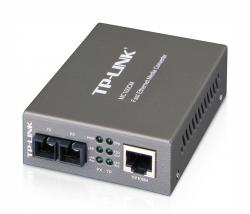 Медия конвертор Конвертор TP-LINK MC100CM, 10/100Mbps RJ45 към 100Mbps MM SC влакно, 2км
