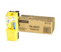 Тонер за лазерен принтер Тонер касета Kyocera TK-820Y, жълта