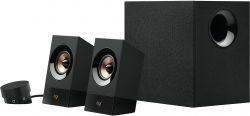 Колонки LOGITECH Z533, 2.1, 60 W, 3.5 mm жак, Черен