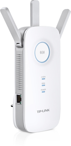 Безжичен екстендър Удължител на обхват TP-LINK RE450, AC1750, двулентов, 1xGbit порт, 3 външни антеni