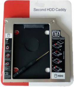 Лаптоп аксесоар Universal 9.5mm SATA-to-SATA HDD Hard Drive Disk Caddy Adapter Bay for Laptop