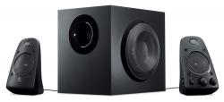 Колонки Logitech Z623, 2.1, 200W, 35 Hz - 20 kHz, Deep Bass,2x 3.5 mm жак, Черен