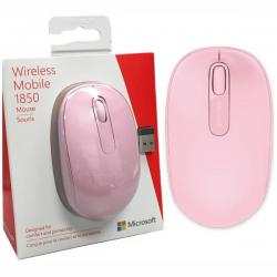 Mouse-Microsoft-Wireless-Mobile-1850-Pink