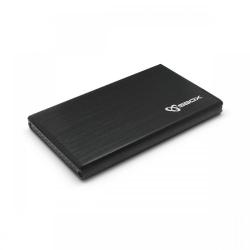 Кутия/Чекмедже за HDD SBOX HDC-2562B :: Кутия за HDD-SSD, 2.5", USB 3.0, SATA I-II-III, до 2 ТB, 9.5 мм, Черна