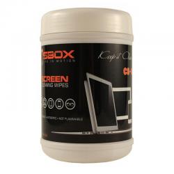 Почистващ продукт SBOX CS-08 :: Кърпи за почистване на техника, 100 бр.