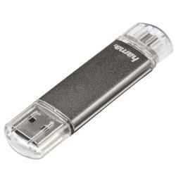USB флаш памет USB памет HAMA Тип USB-C Laeta, 16GB, USB 3.1 Type-C, Сребрист
