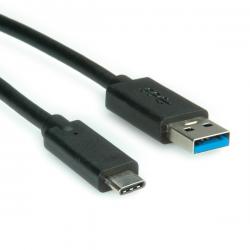 Кабел/адаптер Cable USB3.1 A-C, M-M, 1m, Roline 11.02.9011