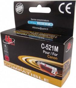 Касета с мастило Патрон с ЧИП CANON CLI-521 Magenta 10 ml, iP3600-4600-MP540-980-MX860