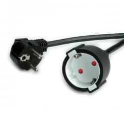 Кабел/адаптер Захранващ удължителен кабел, Schuko,  черен, 3.0 м 19.99.1166