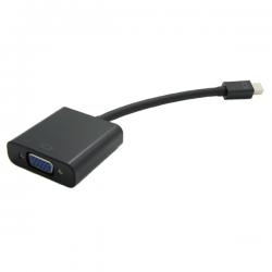 Кабел/адаптер VALUE 12.99.3125 :: Mini DisplayPort - VGA преходник, Mini DP M - VGA F, черен