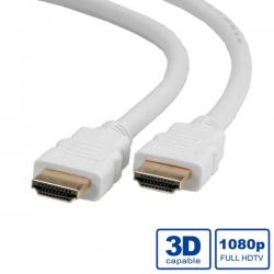 Кабел/адаптер ROLINE 11.04.5720 :: ROLINE HDMI High Speed кабел с Ethernet, M-M, бял, 20.0 м